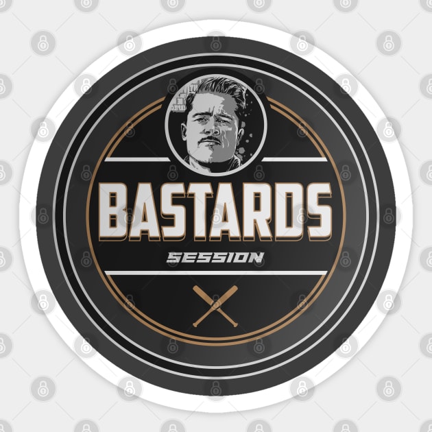 Bastards Session Sticker by CTShirts